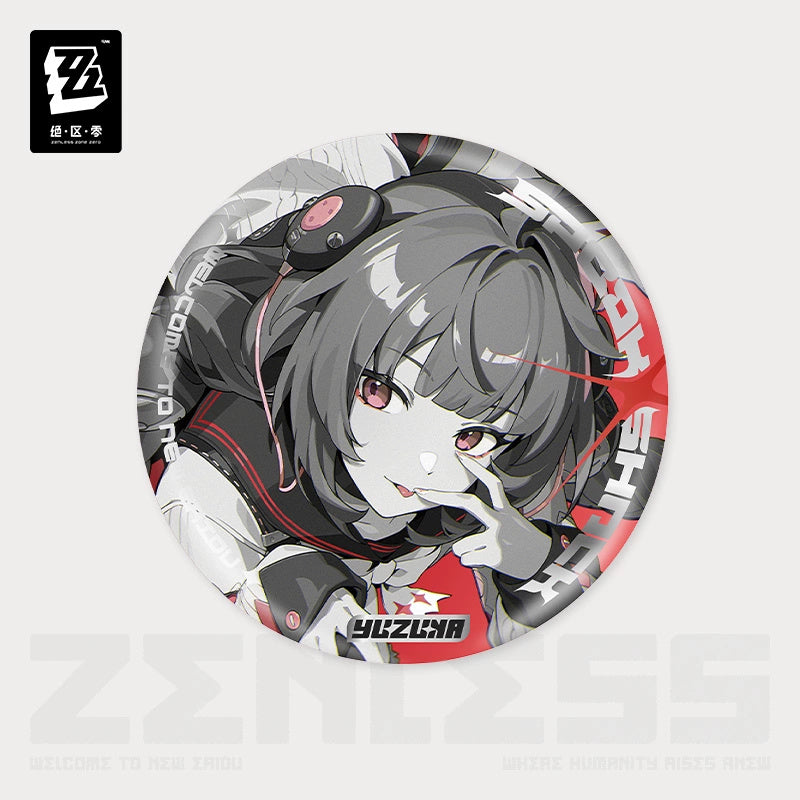 젠레스 존 제로 공식 정품 굿즈 시네마 시리즈 반사 캔 뱃지 유즈하 젠존제 ZZZ