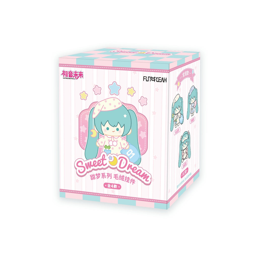 보컬로이드 하츠네 미쿠 공식 정품 굿즈 스위트 드림 시리즈 봉제 인형 키링 랜덤 1종