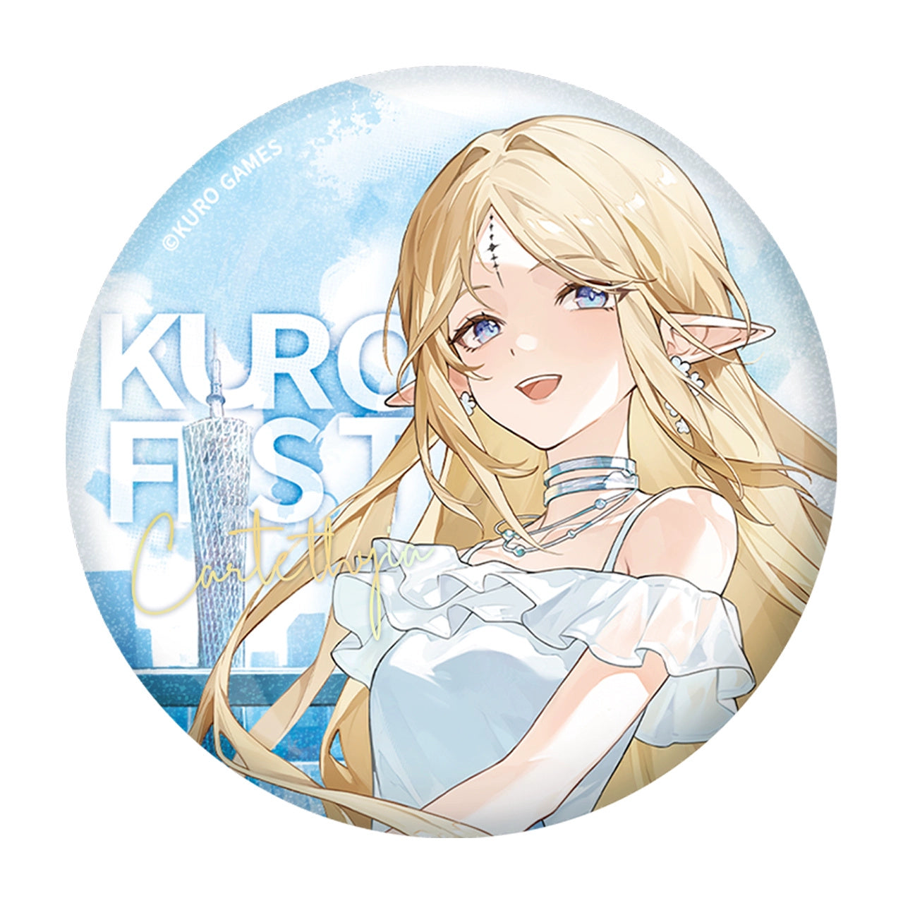 명조 공식 정품 굿즈 2025 KUROFEST 축제 시리즈 캔 뱃지 카르티시아