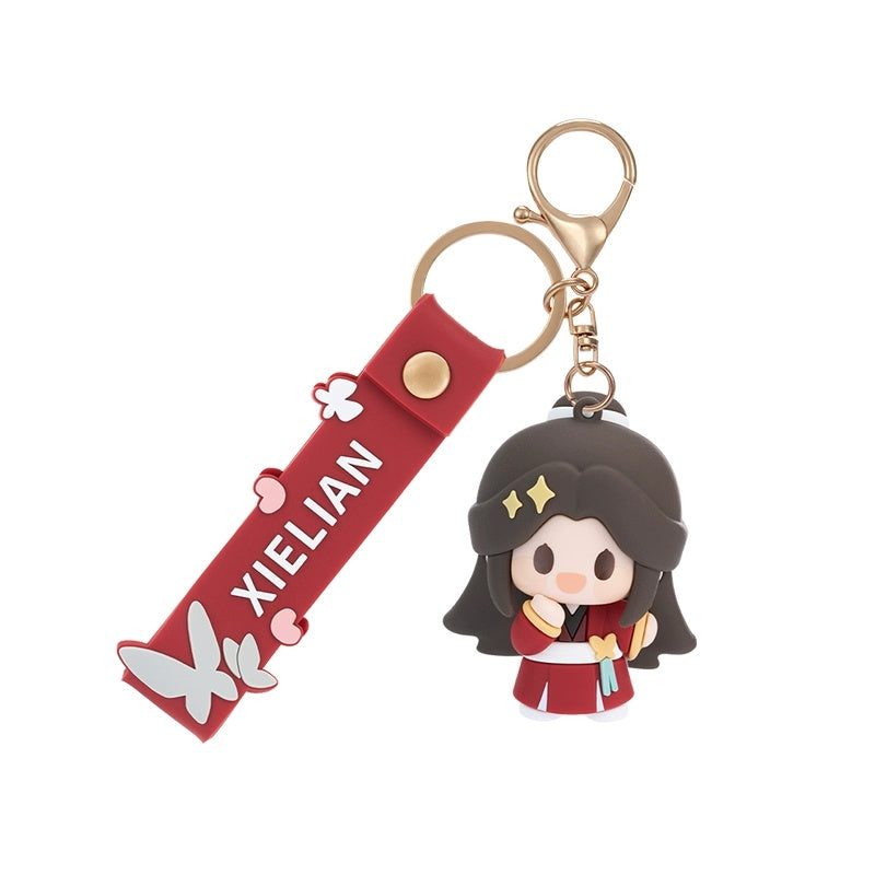 천관사복 공식 정품 굿즈 미니돌 청련 시리즈 6cm PVC 피규어 키링 사련  홍의