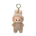 POP MART: Labubu The Monsters Tasty Macarons Plush Keychain - Caramel Candy
