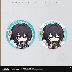 Honkai: Star Rail: Ruan Mei Can Badge 2-Piece Set - Pela's Reception Room Series