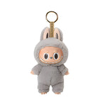 Pop Mart: The Monsters Labubu Tasty Macarons Plush Keychain - Sesame Bean