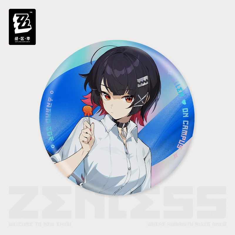 젠레스 존 제로 공식 정품 굿즈 뉴에리두 스킨 시리즈 캔 뱃지 엘렌 교복 젠존제 ZZZ