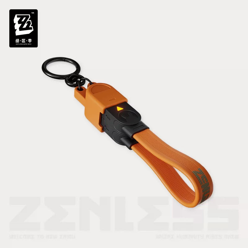 젠레스 존 제로 공식 정품 굿즈 급속전력 시리즈 240W 케이블 18cm 마그넷 숏케이블 오렌지 젠존제 ZZZ