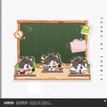 미해결사건부 공식 정품 굿즈 귀여운 야수 학원 시리즈 Q버전 메시지 스탠드 백은후