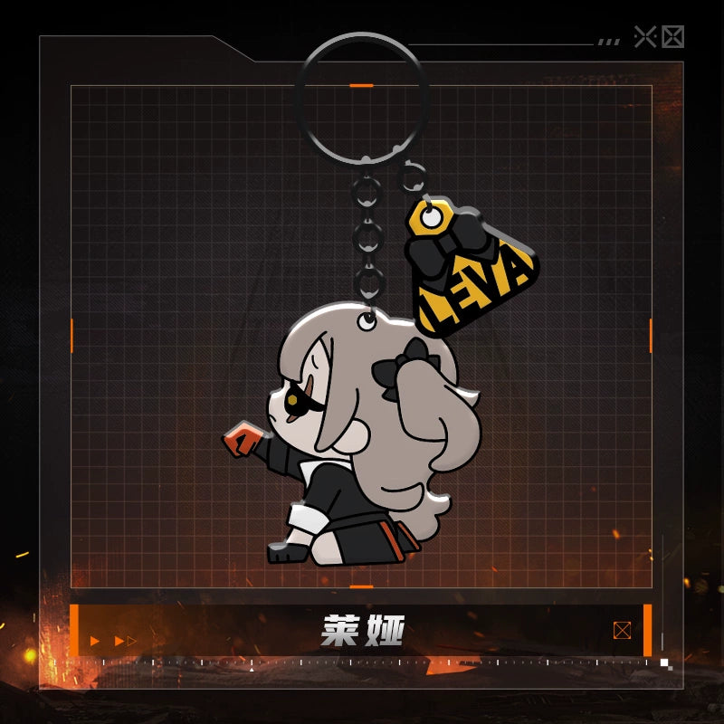 소녀전선 2 망명 공식 정품 굿즈 Q버전 SD 캐릭터 메탈 키링 리바