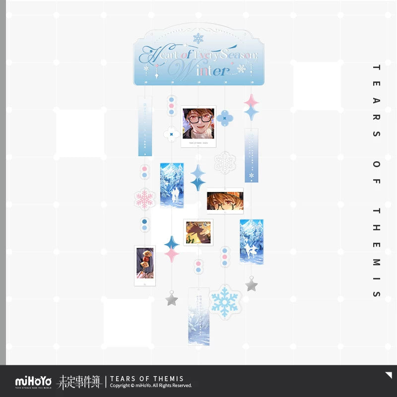 미해결사건부 공식 정품 굿즈 사계절의 소원 시리즈 산들바람 아크릴 풍경 DIY 세트 강혁
