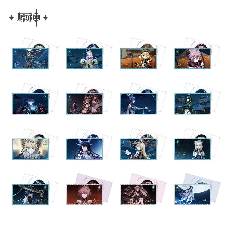 원신 공식 정품 굿즈 달밤의 서사시 시리즈 컬렉션 카드 풀박스(14종)