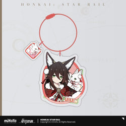 Honkai: Star Rail: Fugue Acrylic Keychain - Tiny Cat Series