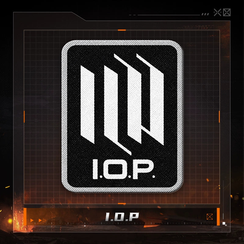 소녀전선 2 망명 공식 정품 굿즈 동행 시리즈 벨크로 자수 패치 I.O.P