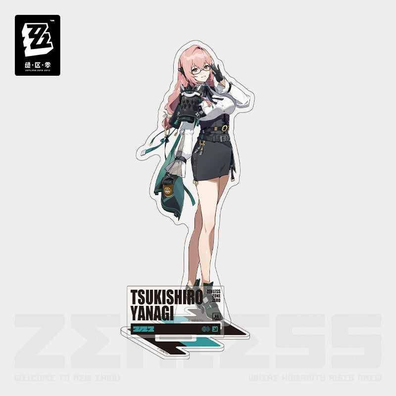 젠레스 존 제로 공식 정품 굿즈 패밀리 마트 콜라보 아크릴 스탠드 야나기 젠존제 ZZZ