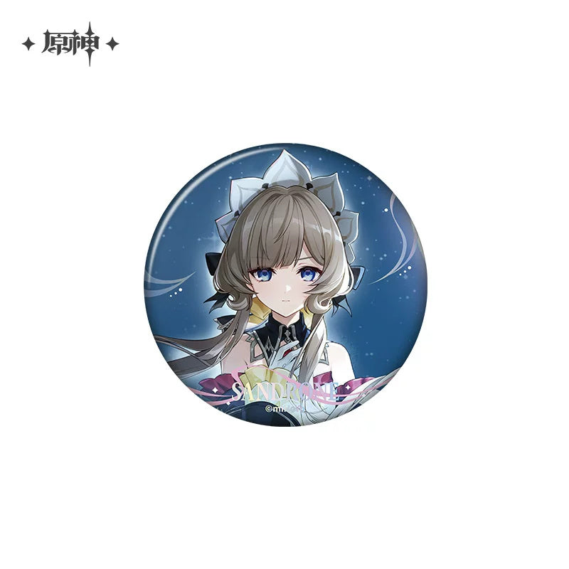 원신 공식 정품 굿즈 어느 겨울밤 한 여행자 시리즈 캔 뱃지 - 산드로네