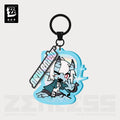 젠레스 존 제로 공식 정품 굿즈 뉴에리두 시리즈 대공동 6과 Q버전 아크릴 키링 소우카쿠 젠존제 ZZZ
