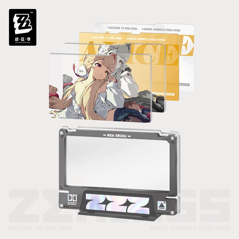 젠레스 존 제로 공식 정품 굿즈 시네마 시리즈 아크릴 카드 프레임 앨리스 젠존제 ZZZ