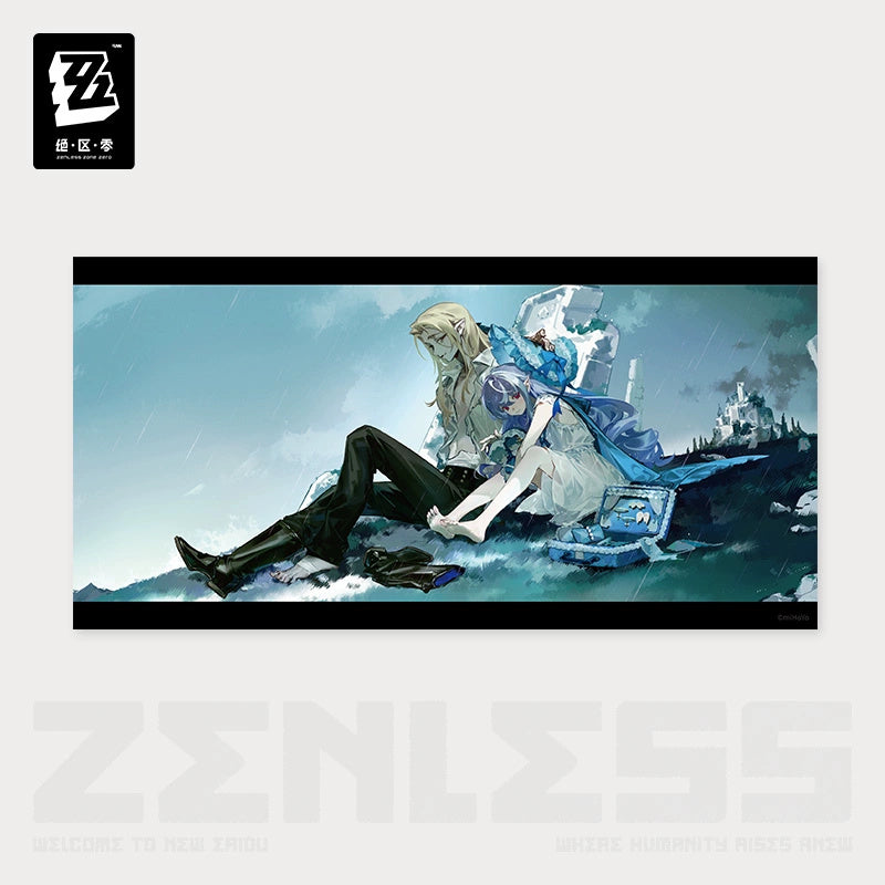 젠레스 존 제로 공식 정품 굿즈 눈물은 과거와 함께 묻으리 -하 시리즈 컬렉션 포스터 젠존제 ZZZ