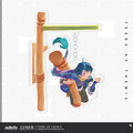 미해결사건부 공식 정품 굿즈 귀여운 야수 학원 시리즈 보송보송 사이드 자석 그네 스탠드 유신우