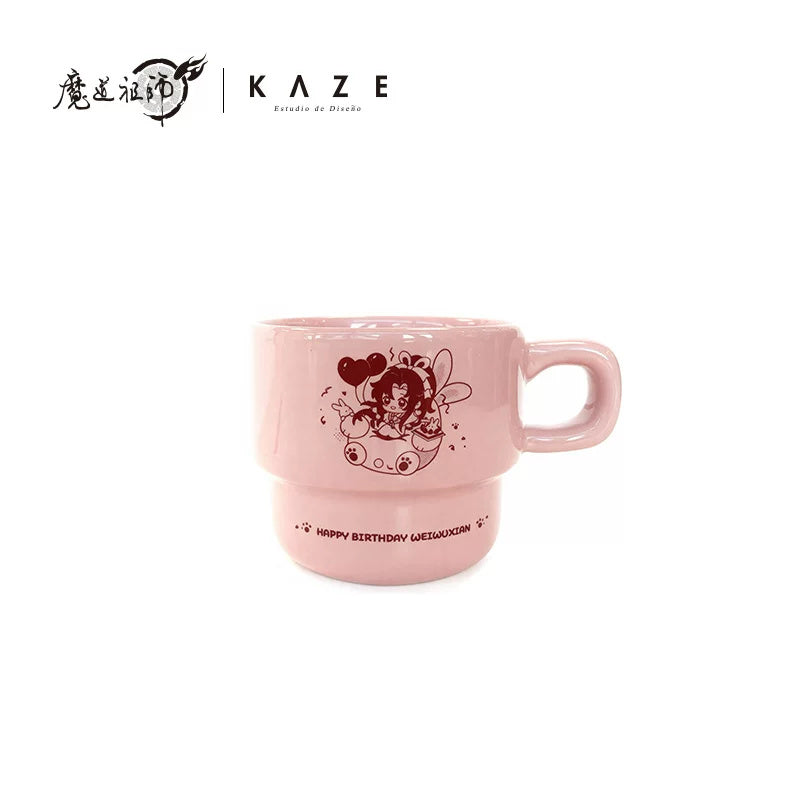 마도조사 공식 정품 굿즈 KAZE 콜라보 해피 버스데이 시리즈 머그컵 위무선