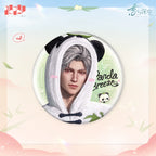 Love and Deepspace: Sylus Can Badge - Bamboo Forest Panda Ver