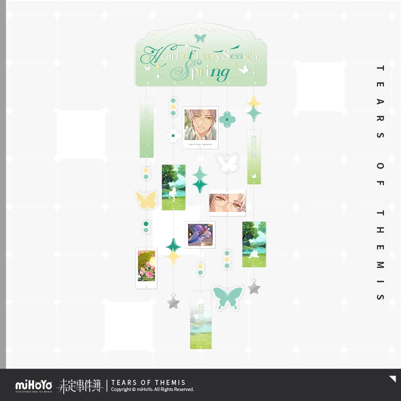 미해결사건부 공식 정품 굿즈 사계절의 소원 시리즈 산들바람 아크릴 풍경 DIY 세트 윤노아