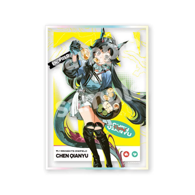 명일방주 엔드필드 공식 정품 굿즈 프리즘 랜드 콜라보 아크릴 색지 진천우