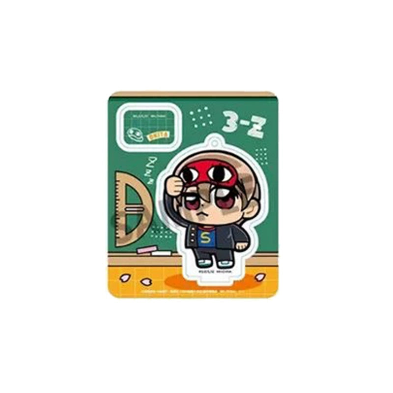은혼 공식 정품 굿즈 3학년 Z반 삼젯 긴파치 선생 오오카와 부쿠부 콜라보 Q-ver 아크릴 스탠드 오키타 소고