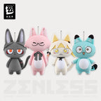 Zenless Zone Zero: Section 6 Cat Series Plush Keyring & Postcard Set