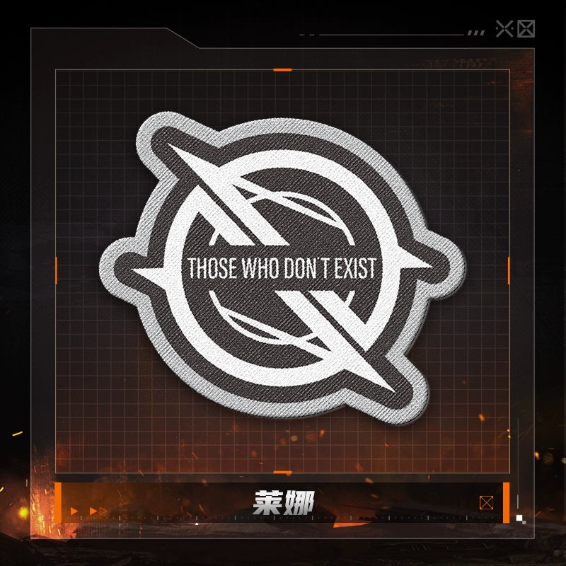 소녀전선 2 망명 공식 정품 굿즈 동행 시리즈 벨크로 자수 패치 레이니