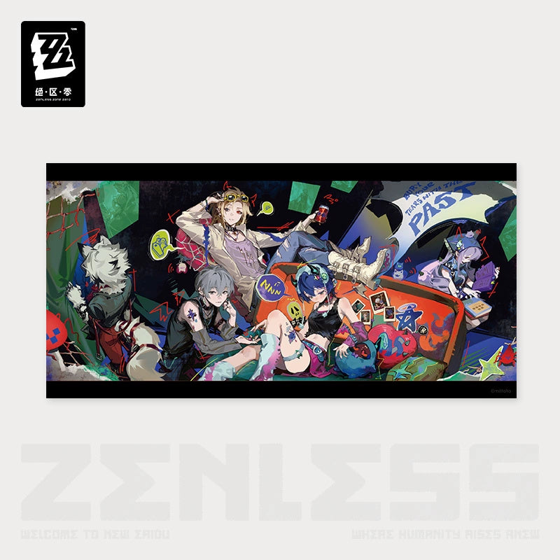 젠레스 존 제로 공식 정품 굿즈 눈물은 과거와 함께 묻으리 -상 시리즈 컬렉션 포스터 젠존제 ZZZ
