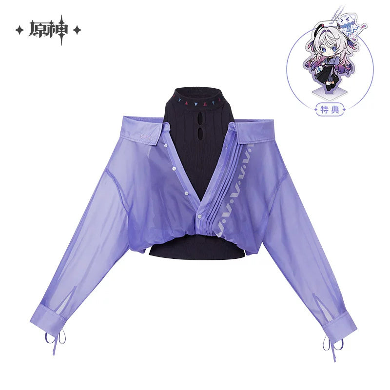 원신 공식 정품 굿즈 시틀라리 임프레션 테마 셔츠 니트 세트