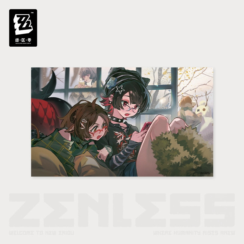 젠레스 존 제로 공식 정품 굿즈 Random Play 시리즈 컬렉션 포스터 제3탄 엘렌 바쁨, 답장 늦음 젠존제 ZZZ