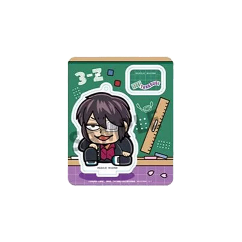 은혼 공식 정품 굿즈 3학년 Z반 삼젯 긴파치 선생 오오카와 부쿠부 콜라보 Q-ver 아크릴 스탠드 타카스기 신스케