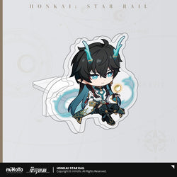 Honkai: Star Rail: Owl's Parlor Series Background Acrylic Stand - Dan Heng • Imbibitor Lunae