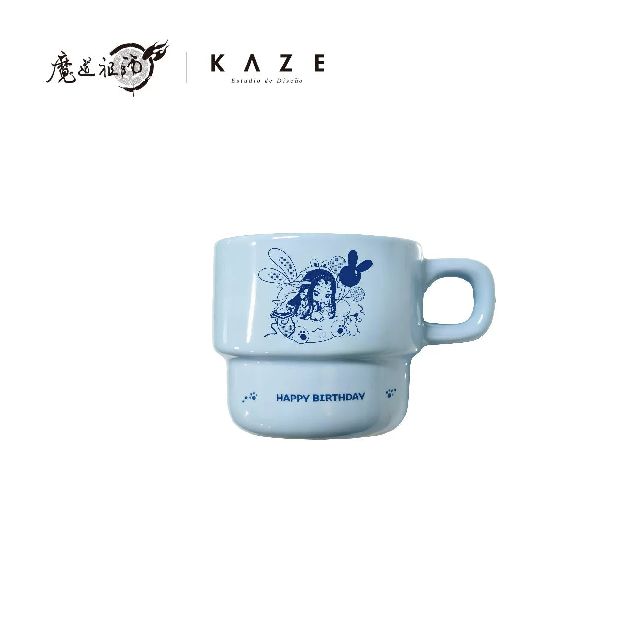 마도조사 공식 정품 굿즈 KAZE 콜라보 해피 버스데이 시리즈 머그컵 남망기