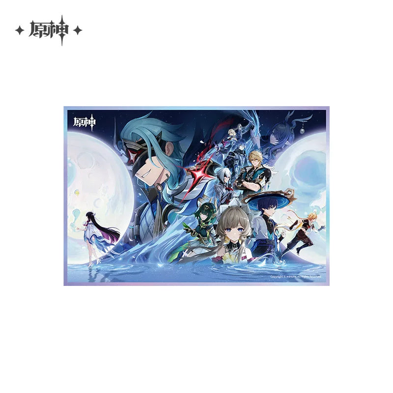 원신 공식 정품 굿즈 어느 겨울밤 한 여행자 시리즈 색지 - 그룹