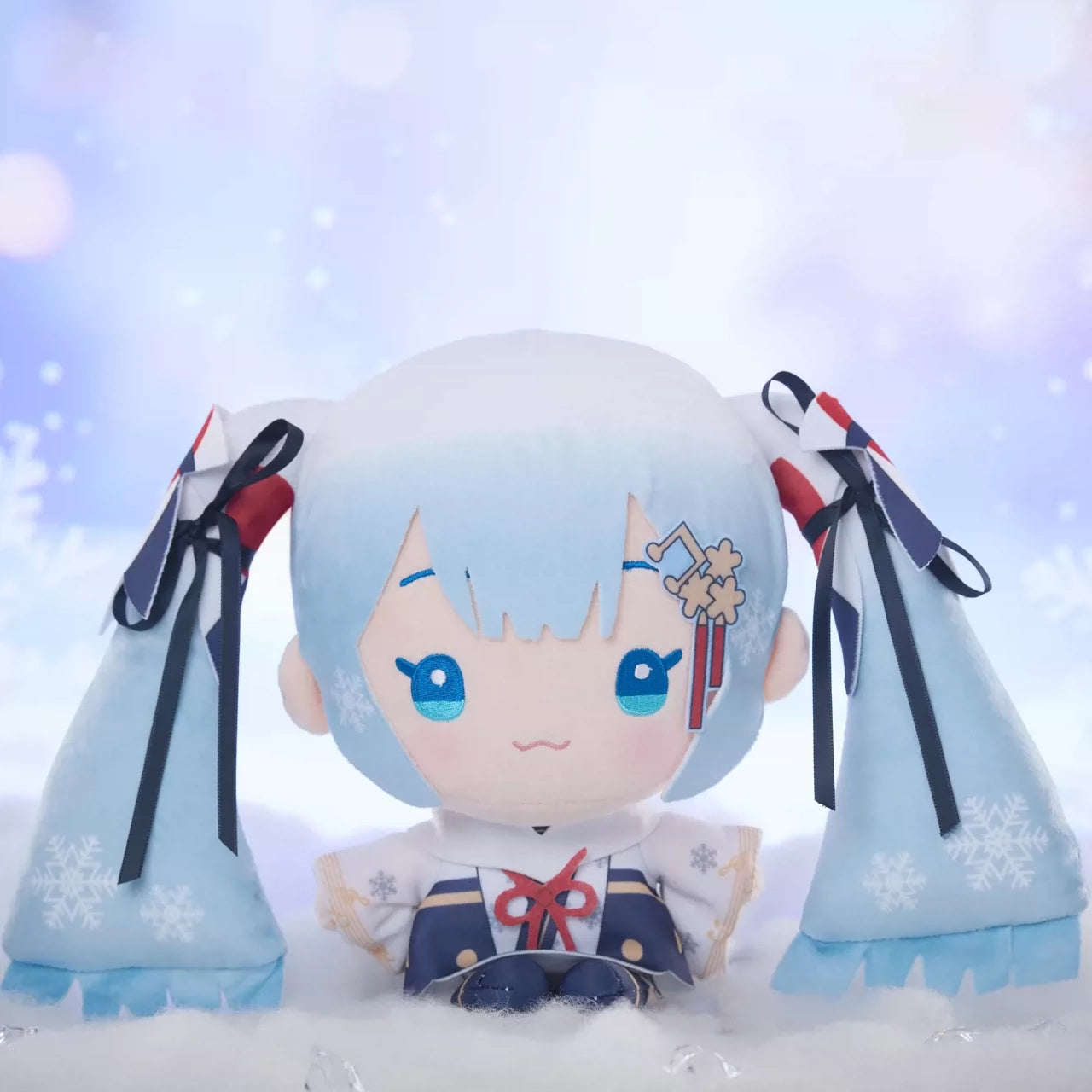 보컬로이드 하츠네 미쿠 공식 정품 굿즈 CRUX 연도별 유키미쿠 봉제 인형 2018