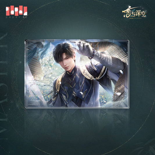 Love and Deepspace Official Merch Zayne Master of Fate Quicksand Acrylic Block