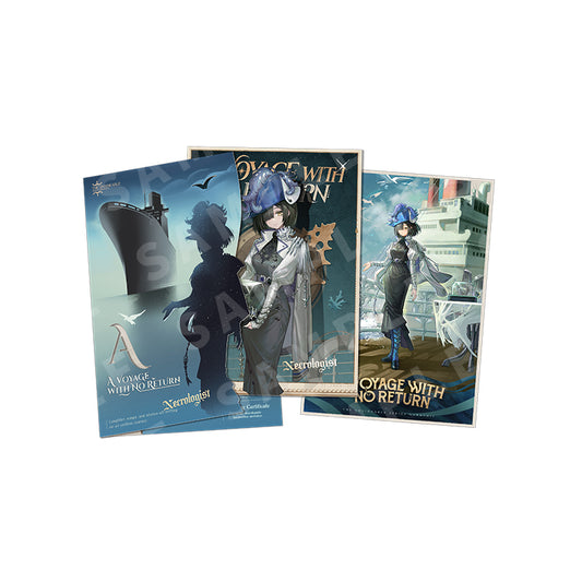 Reverse 1999 *The Unsinkable* Character Garment Invitation Set Necrologist