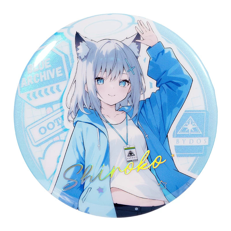 Blue Archive Shiroko 75 mm Button Badge — view 2