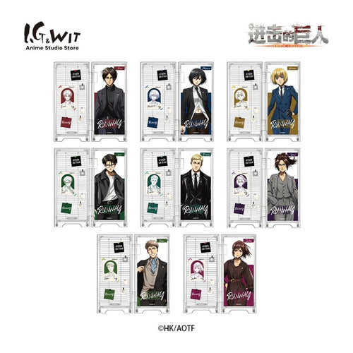 Attack on Titan: WIT RUNWAY Series Trading Acrylic Screen (Random 1 Type)