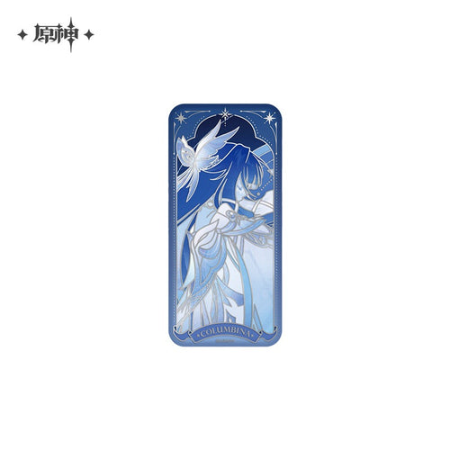 Genshin Impact: Columbina - Moonlight Record Series Badge & Commemorative Card Set (Badge C)