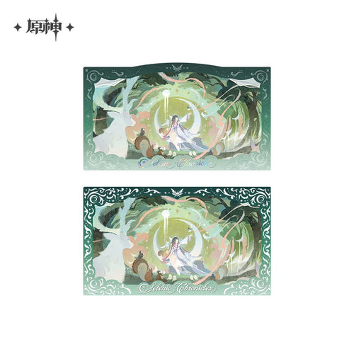Genshin Impact: Columbina - Moonlight Record Series Badge & Commemorative Card Set (Commemorative Card C)
