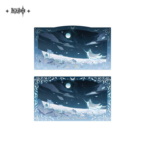 Genshin Impact: Columbina - Moonlight Record Series Badge & Commemorative Card Set (Commemorative Card D)