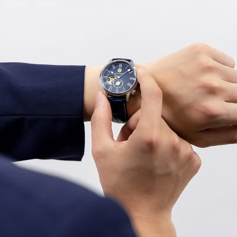ヒカリ＆ノゾミ38mm自動巻き時計の着用例
