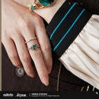 Honkai: Star Rail: Aventurine Impression Theme Ring Set