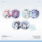 Blue Archive: Yuzu Metal Badge Set - Pure White Invitation Maid Ver