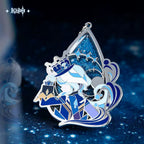 Genshin Impact: Furina Metal Pendant Keychain - Unending Solo Dance Ver