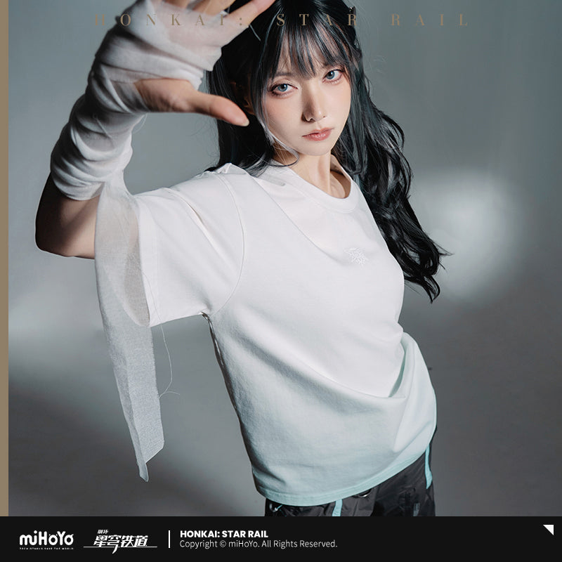 붕괴 스타레일 공식 정품 굿즈 반디 임프레션 테마 티셔츠 그라데이션