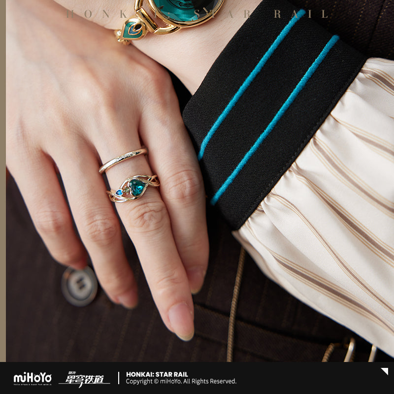 Honkai: Star Rail: Aventurine Impression Theme Ring Set
