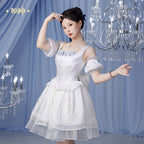 Genshin Impact: Furina Impression Theme Corset Bustier Dress - White